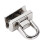 20 pezzi rivetti ad anello a D 12.5x19.5mm argento 360 13