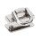 20 pezzi rivetti ad anello a D 12.5x19.5mm argento 360 14