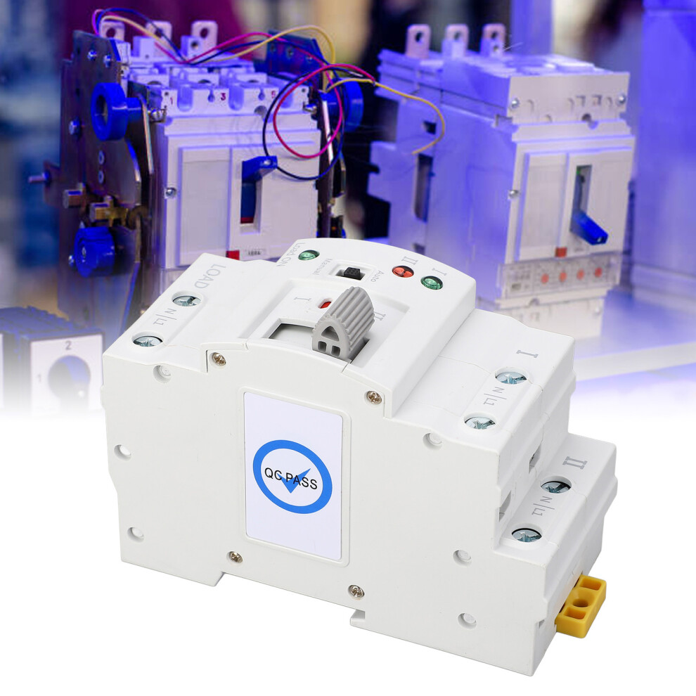 Dual Power 2P 63A Automatic Transfer Switch Ats 110V For Backup Power Solutions 7631334656934