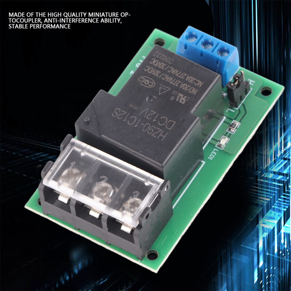 Dc12v 30A Relay Module Yyg-2 Optocoupler Isolation High/Low Trigger High Quality 8441334657171