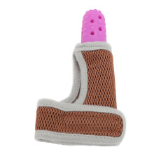 Protezione in silicone per pollice del neonato viola - polso 19 cm