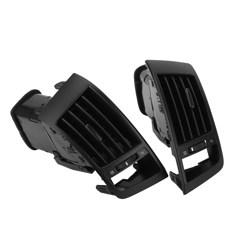 2Pcs Main Air Vent Outlet Grille For Land Cruiser Lc200 Interior Black 6901334657608