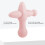 Masseur de points gâchettes portatif en silicone rose 7