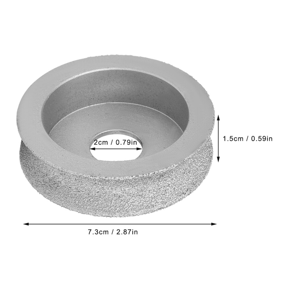 7.3Cm Brazed Diamond Grinding Wheel For Stone, Ceramic & Glass 9451334659517