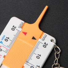 High Accuracy 0-20mm Tire Depth Caliper with Clear Scale & Portable Design