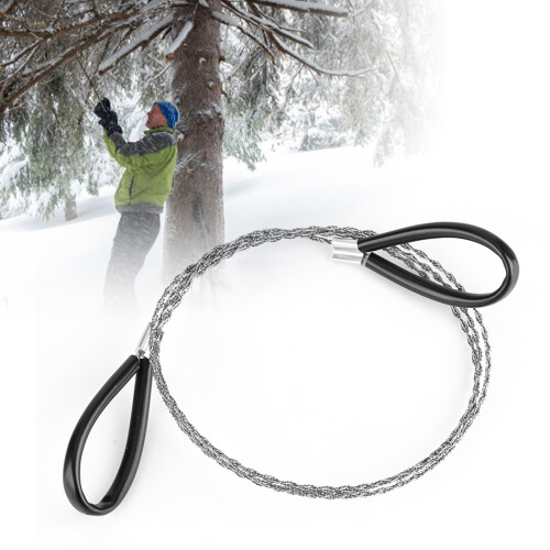 Portable Wire Saw: Stainless Steel Emergency Survival Tool