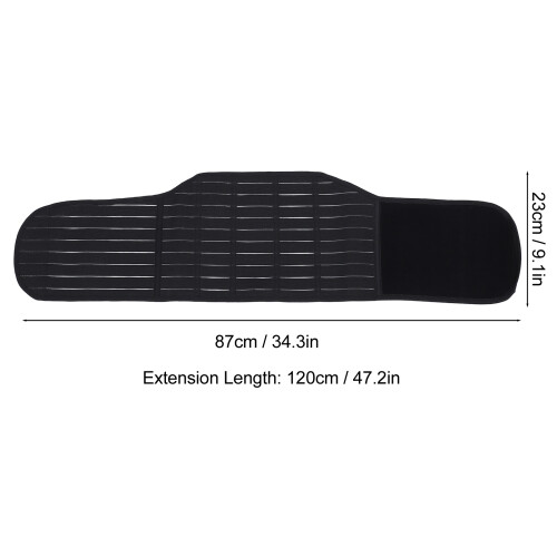 Gaine de taille post-partum noire 87x23 cm 120 cm 1