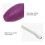 Aguja para latch hook - goma oval, morada, 16.5x3 cm 5