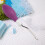 Aguja para latch hook - goma oval, morada, 16.5x3 cm 4