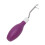 Aguja para latch hook - goma oval, morada, 16.5x3 cm 12