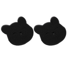 Quitapelos para mascotas con forma de oso negro - 2 piezas reutilizables