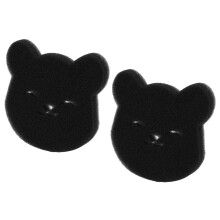 Éliminateur de poils d'animaux en forme d'ours noir - 10 pièces