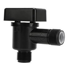 Interruttore di vuoto RV 8-125 PSI 1/2 in NPT Nero