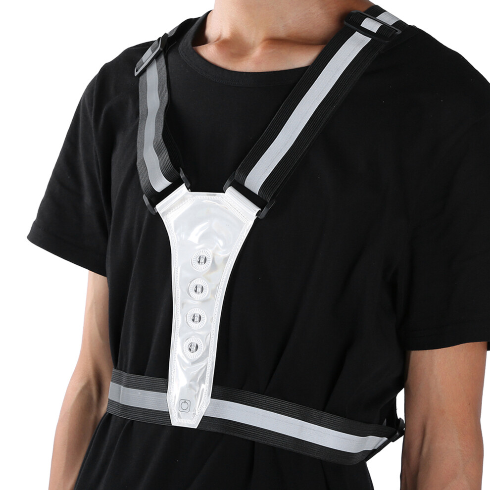 Elastic Led Reflective Safety Vest, Adjustable, Night Visibility 4271334668587
