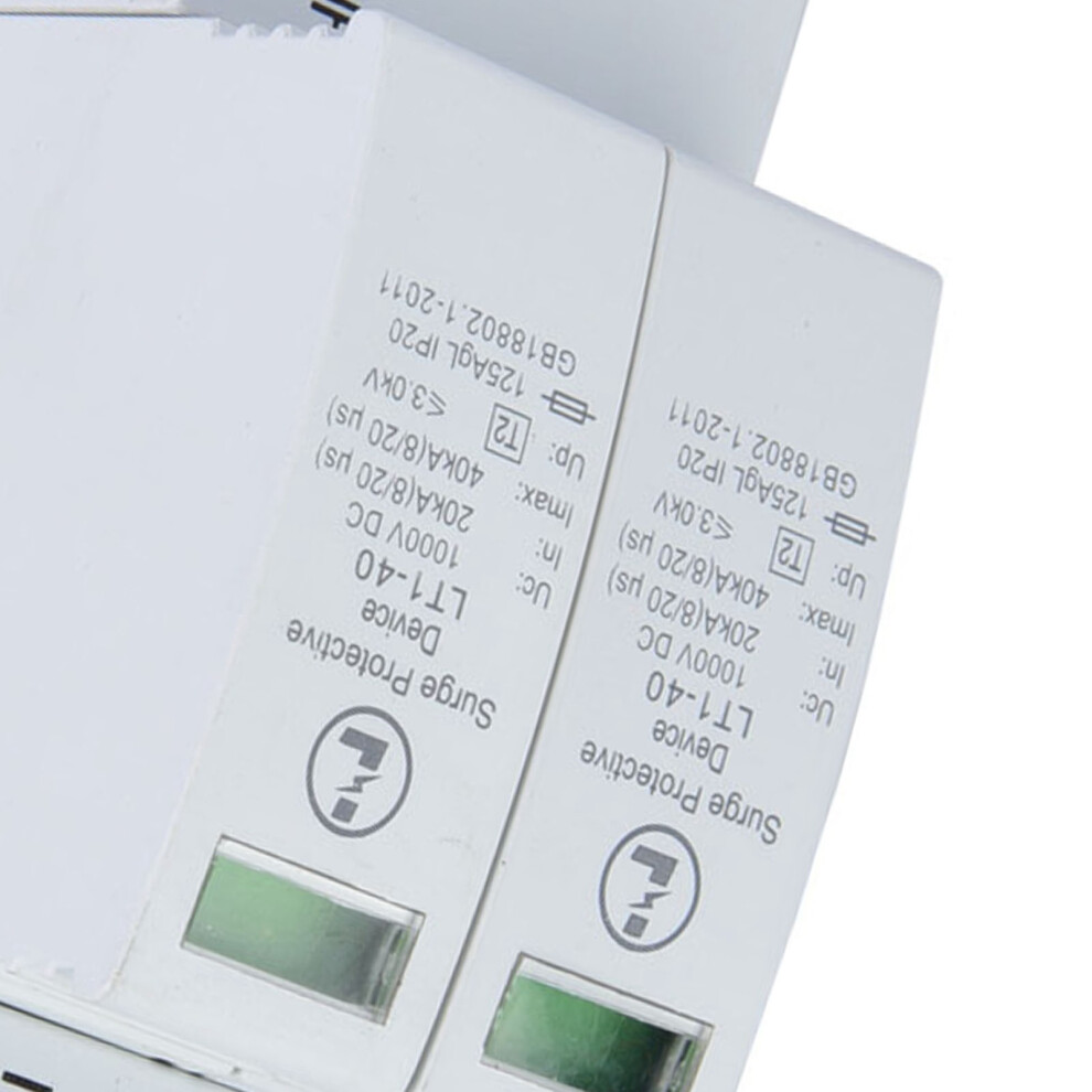 2P Surge Protector Dc Pv Lightning Arrester 40Ka 90*49*36Mm 4661334671739