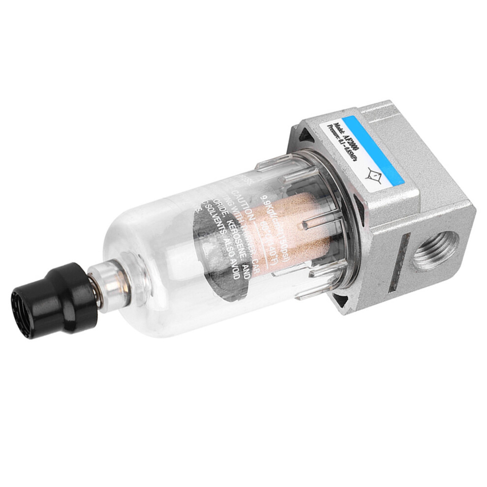 Af2000-02 G1/4" Particulate Air Filter Compressor Automatic Drain 750L/Min 8151334671908
