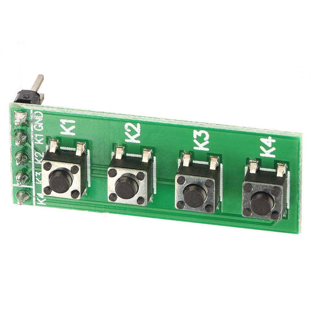 Multi-Compatible 4-Key Push Button Module with Low Level Output