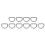 15mm 10PC D Rings Adjusting Loop Alloy d ring for Bag Clothes Belt Strap Webbing 1