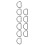 15mm 10PC D Rings Adjusting Loop Alloy d ring for Bag Clothes Belt Strap Webbing 10