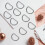 15mm 10PC D Rings Adjusting Loop Alloy d ring for Bag Clothes Belt Strap Webbing 12