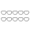 15mm 10PC D Rings Adjusting Loop Alloy d ring for Bag Clothes Belt Strap Webbing 3