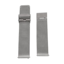 20mm Waterproof Stainless Steel Mesh Watch Band for DW Silver
