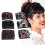 Pack de 6 peines elásticos mágicos para el cabello 7.45.5 cm Morado 16