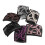Pack de 6 peines elásticos mágicos para el cabello 7.45.5 cm Morado 11