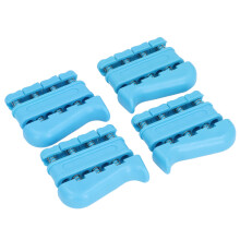4 piezas de fortalecedor de dedos de 3 libras azul claro ajustable