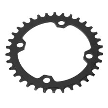 Schwarze Aluminiumlegierung Narrow-Wide MTB-Kettenblatt