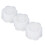 Lippenförmiges Fersenpflaster, 3 Rollen, Transparent 1