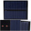 0.5W 5V Portable Solar Panel Charger Polysilicon, Waterproof, Compact 7