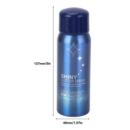 Spray glitter lucente da 60 ml - Splendore multifunzionale 1