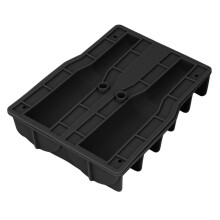 Stampo per ghiaccio a forma di tazza per tumbler da 30-40 oz, nero