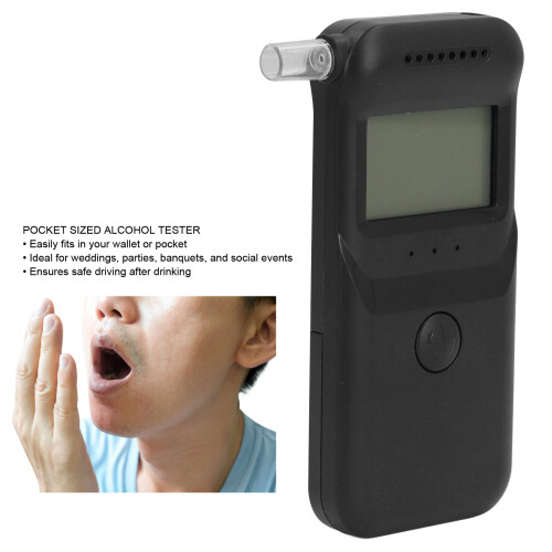MR997 Testeur d'alcool, écran LCD, 0 à 0,20 % BAC, 4 pièces 2