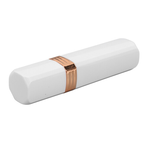 Tondeuse à cheveux électrique compacte blanche - 1 pile AA