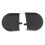 Pair Wiper Arm Covers for Civic 2006-2011 Left Right Front Windshield 2
