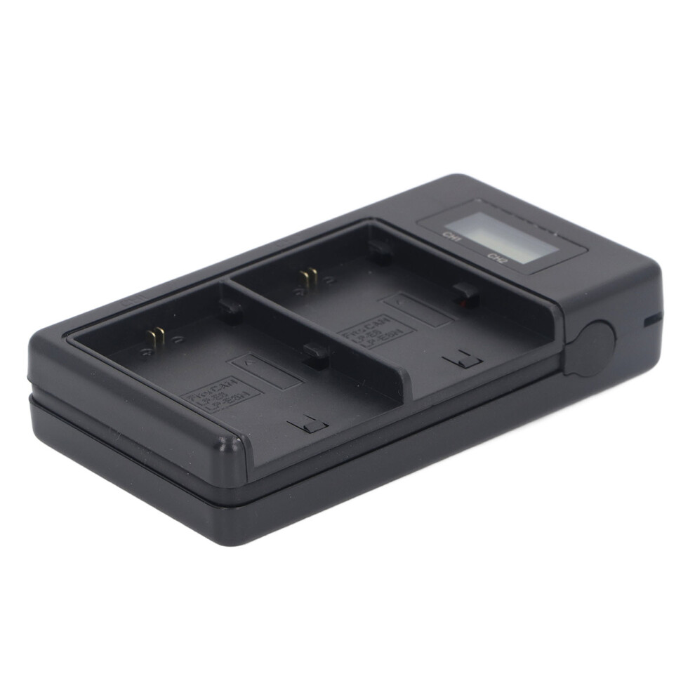 Dual Slot Camera Battery Charger For Lp E6/E6nh With Led Display 7901334682319