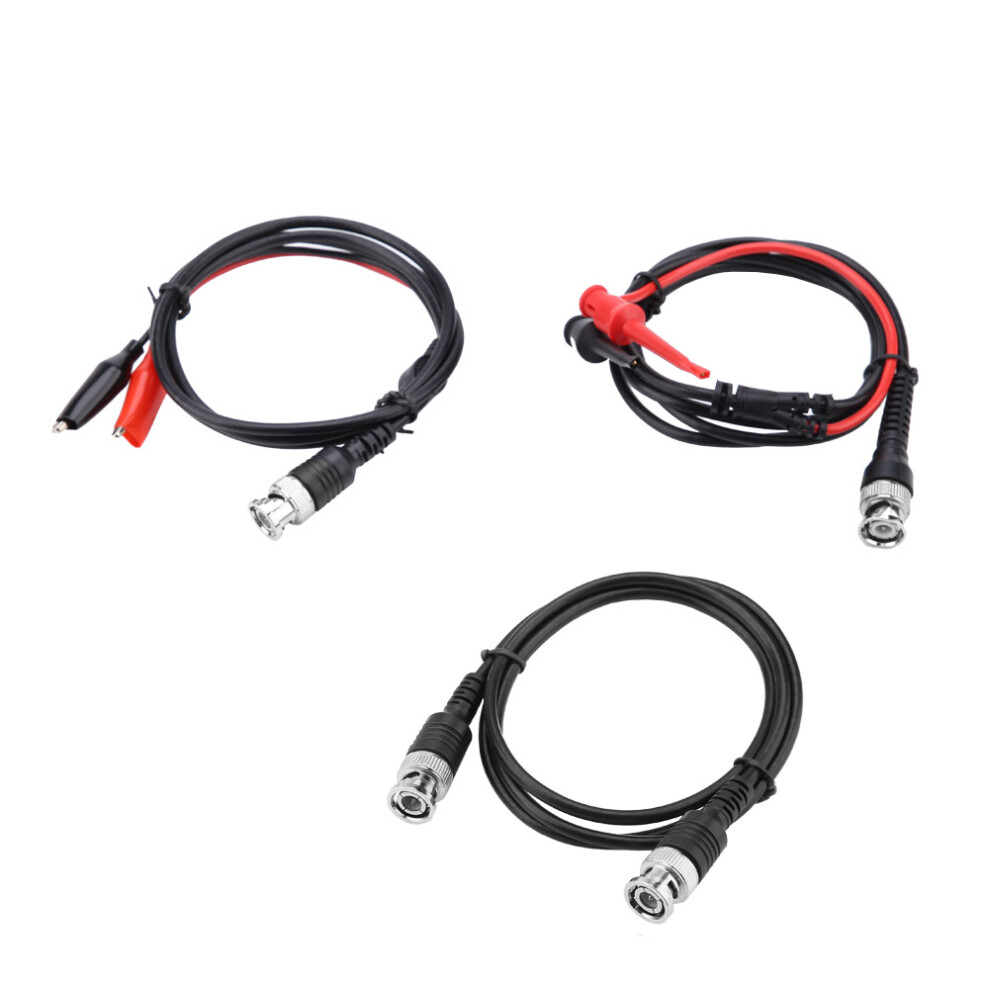 P1260 100M 50Ω Bnc To Bnc Crocodile Test Lead Kit For Electronic Testing 8341334686587
