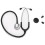 Single Head Blackheart Stethoscope for Heart & Lung Detection 2
