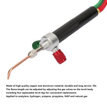 Durable Copper & Aluminum Gas Torch Acetylene Kit with 5 Tips