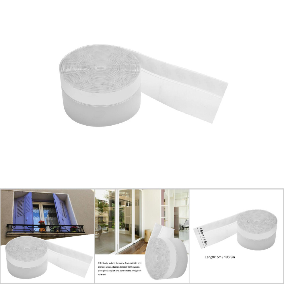 5M Clear Dustproof Door Window Sealing Strip 45Mm Sound Insulation Tape 4921334690988