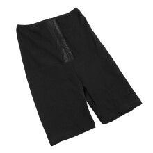 Pantaloncini da sauna in pelle PU vita alta L
