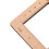 Stricklineal mit Garnschneider - Buchenholz 8x8 cm 10