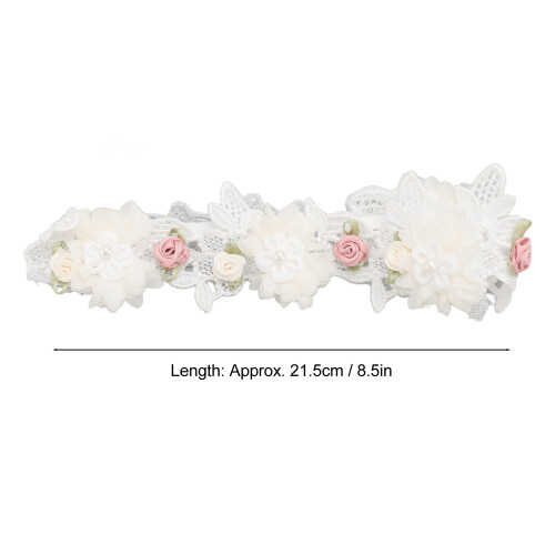 Bandeau de baptême Type C - dentelle, 21,5 cm 1