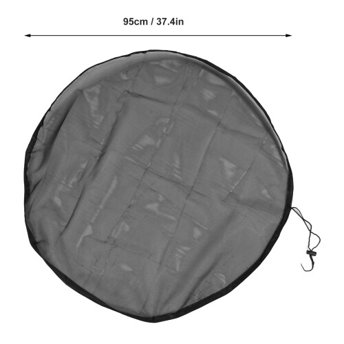 Regentonne Netzabdeckung Ø 95 cm mit Zugband 1