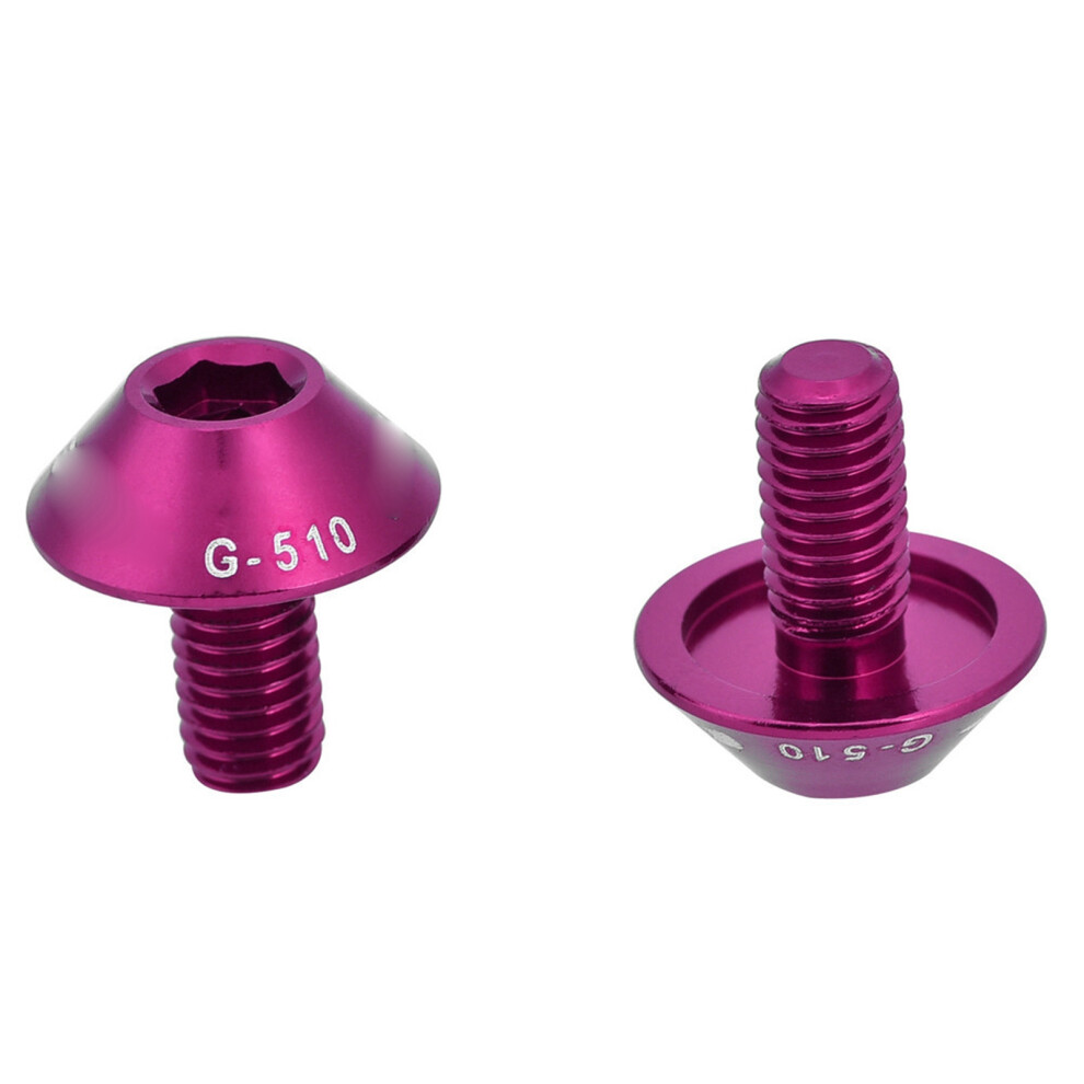 Purple Gub G-510 M5 12Mm Screws For Bike Bottle Cage / Disc Brakes 9481334696182