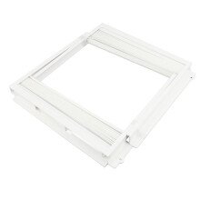 Kit di pannelli laterali per condizionatore d'aria da finestra in ABS+PVC 11,5x12,7 pollici