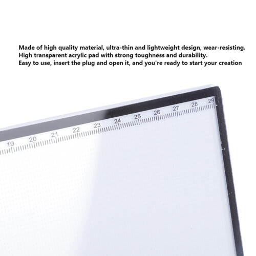 A4 Tracing Light Board with LED Art Pad 3-Mode Dimming Separate Type 2