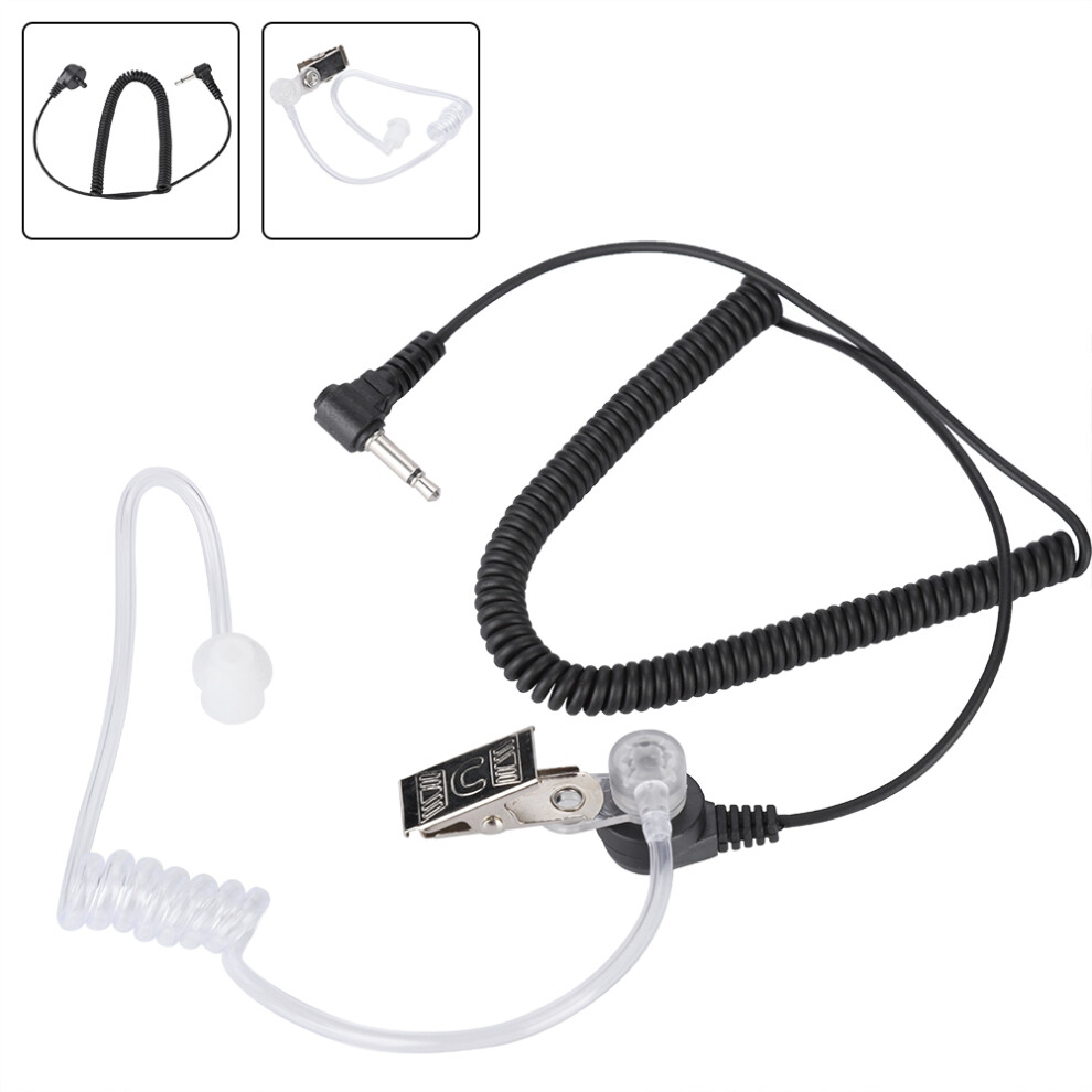 Curve 3.5Mm Walkie Talkie Earphone With Microphone Single Ear Air Duct 4691334699266